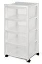 4-drawer white dresser