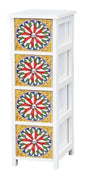 Sicilia chest of drawers, 4 drawers, 20.5x28x71h, Sicilia decor