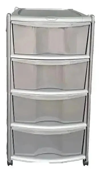 Kommode Vulcano 4 Schubladen Grau