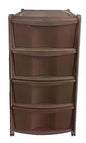 Volcano chest of drawers with 4 wenge drawers