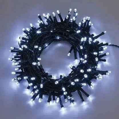Lichterkette 120 LEDs kaltweiß 4,8+2m