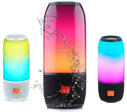 WASSERDICHTER BLUETOOTH-LAUTSPRECHER LED-LAMPE PULS FREISPRECHFUNKTION SMARTPHONE IPHONE