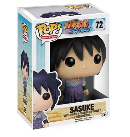 Funko Pop! Animation Naruto Shippuden – (72) Sasuke Anime Vinyl Figur 9cm
