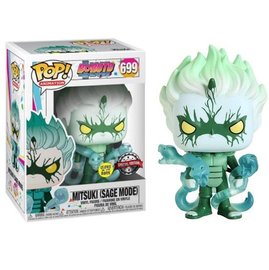 Funko Pop! Boruto Next Generations – Mitsuki Sage Mode (699) Leuchtet im Dunkeln Special