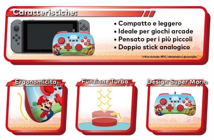 Hori Controller Horipad Mini Pikachu Schwarz-Gold Edition Joystick Nintendo Switch