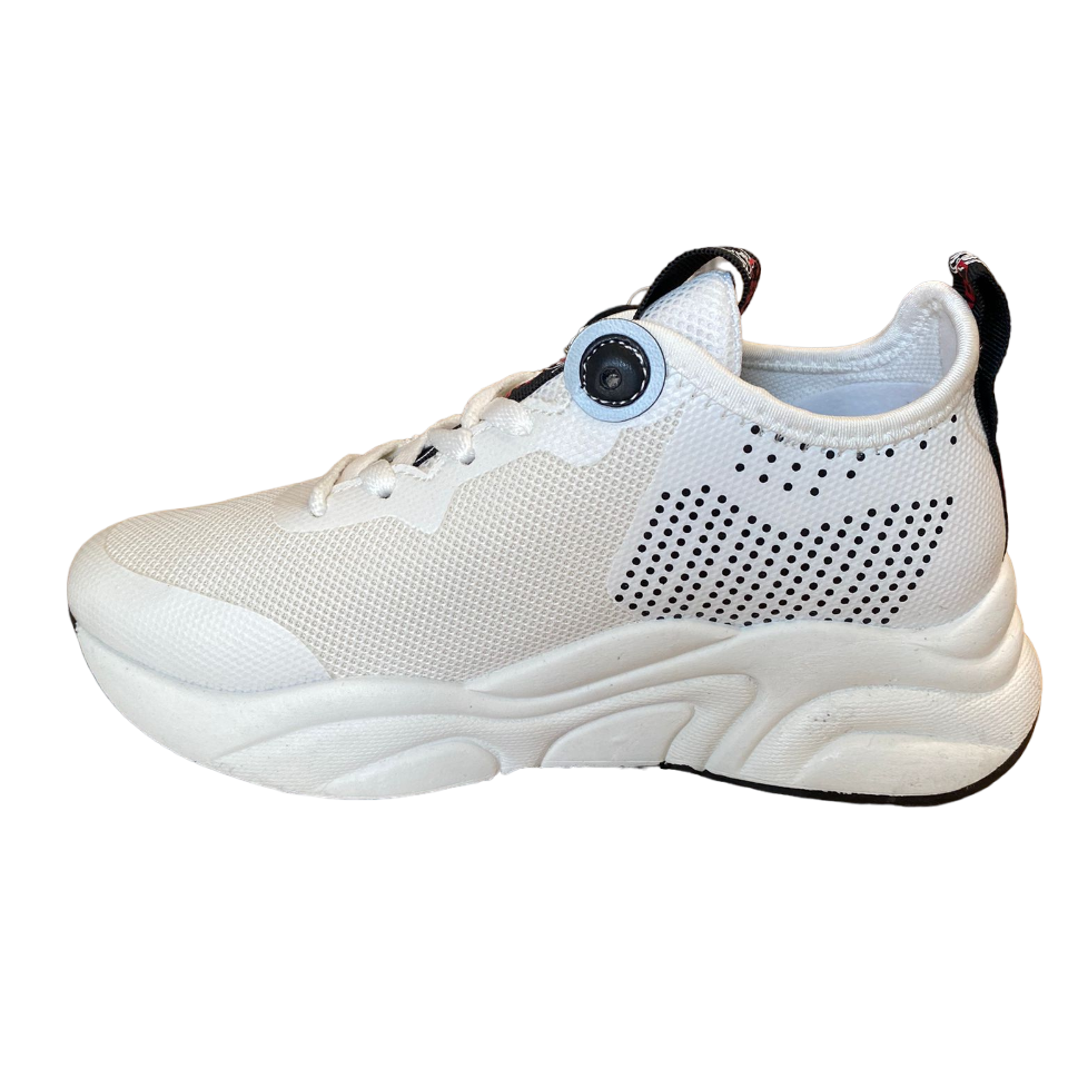 Cavalli Class Sport sneakers casual da donna con zeppa S00CW8635 100 bianco