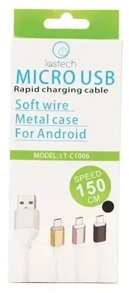 Cavo carica rapida 150 cm. m.usb