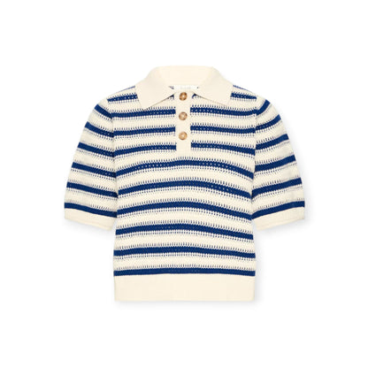 b.young BYMIKALA Pullover Polo donna 20818398 Medieval Blue