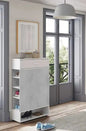 Multi-purpose Cabinet 1 Drawer White/Cement