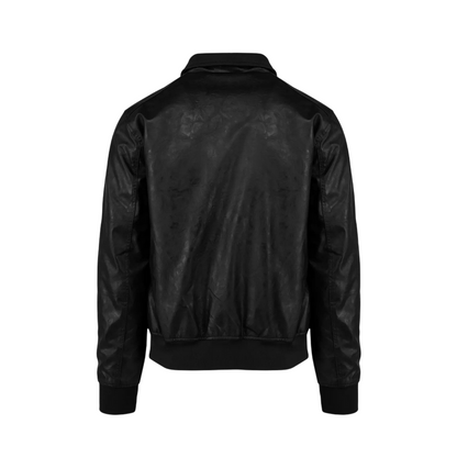 Censured Giacca Bomber Uomo JMPHAM PSV3 90 Nero Ecopelle | Giubbotto Urban Streetwear Collo Alto