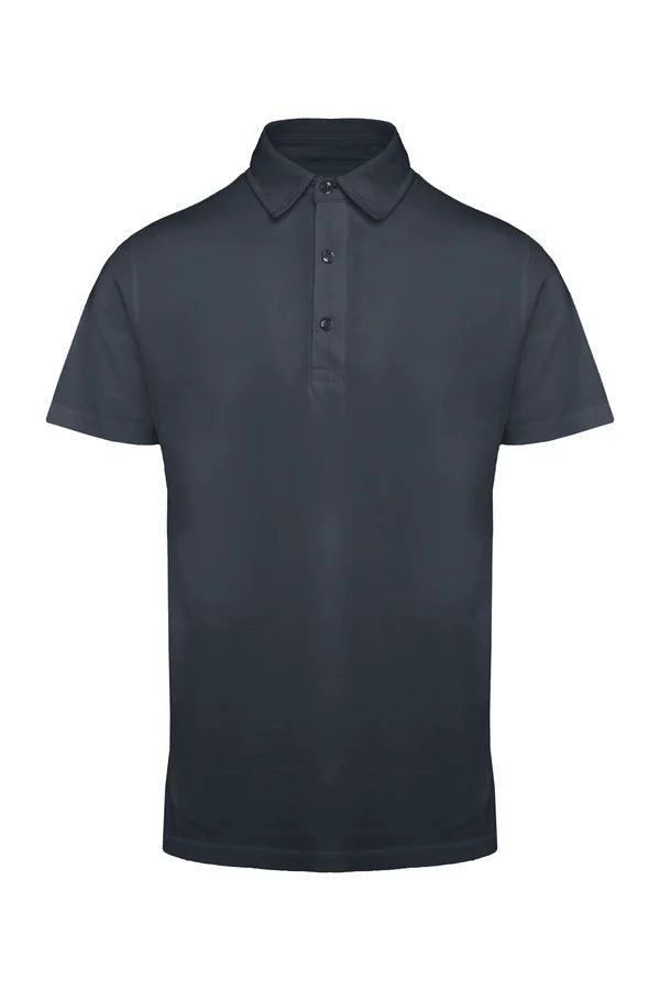 Censured Polo Uomo Manica Corta Cotone Blu - TM6101JSSG 205