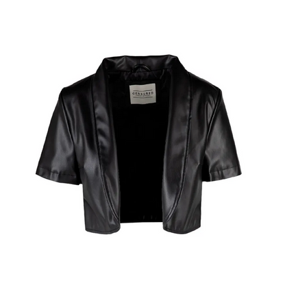 Censured giacca corta in ecopelle Short Slevve JWGLACTFNSV 90 nero
