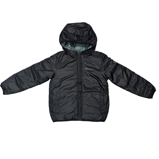 Champion Giubbotto con cappuccio reversibile 306570 NBK/BLG nero-blu