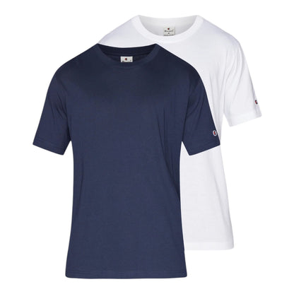 Champion 2 Pack T-Shirt 220267 WW001 Uomo Bianco Blu