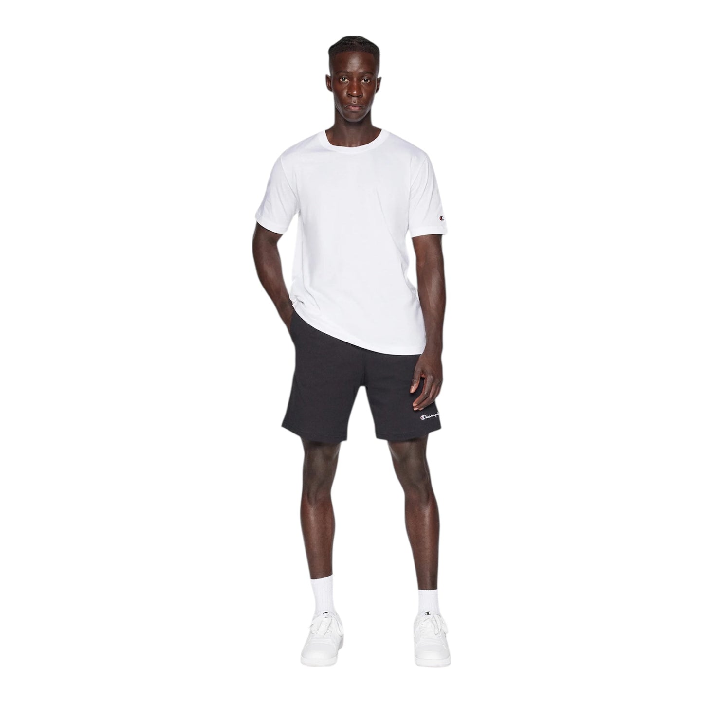 Champion 2 Pack T-Shirt 220267 WW001 Uomo Bianco Blu