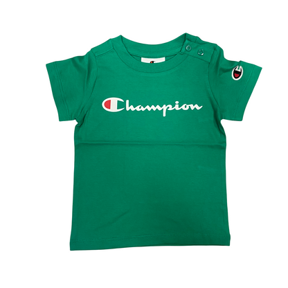 Champion 3 magliette manica corta da bambino 306900 BS501 blu-bianco-verde