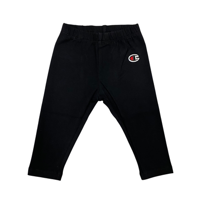 Champion 3 pantaloni leggings da bambina 404975 KK002 nero-grigio-rosa