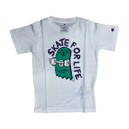 Champion Completino Junior 307063 WW001 - Set Skate Bianco-Verde