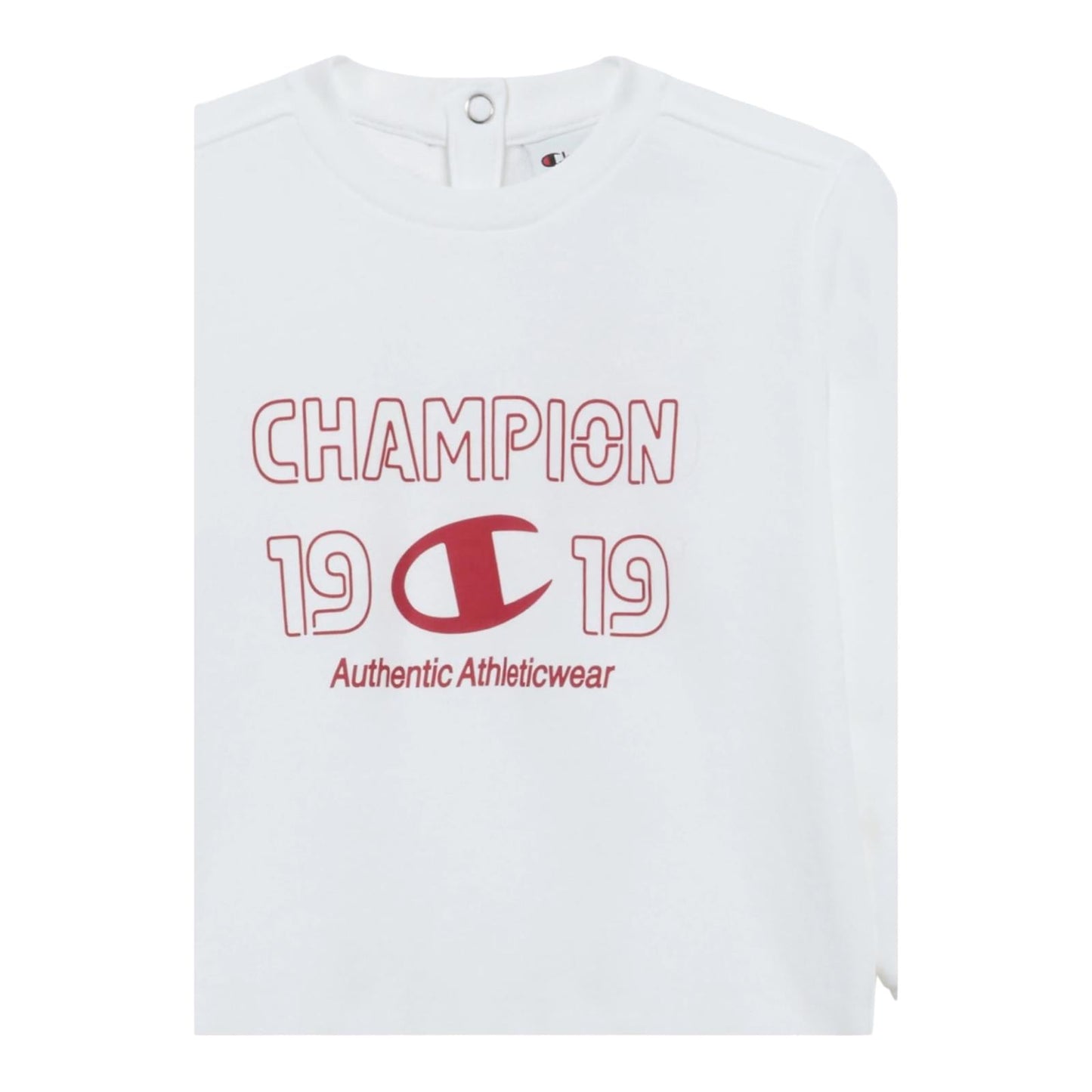 Champion Tuta Neonato Crewneck 307561 WW001 Bianco