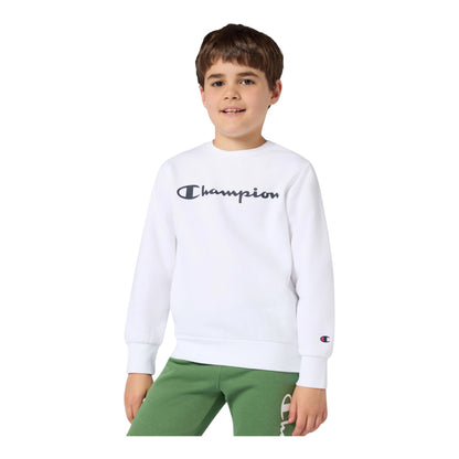 Champion Felpa Junior 307359 WW001 Bianco