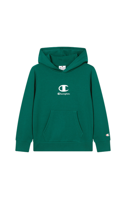 Champion felpa junior con cappuccio 307395 GS584 verde