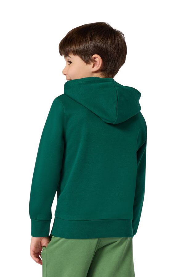 Champion felpa junior con cappuccio 307395 GS584 verde