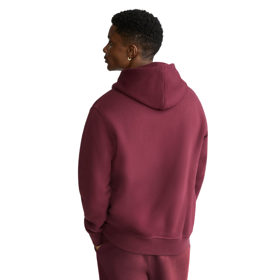 Champion Felpa Uomo Cappuccio 221995 RS522 Bordeaux  – cotone, comfort, stile sportivo