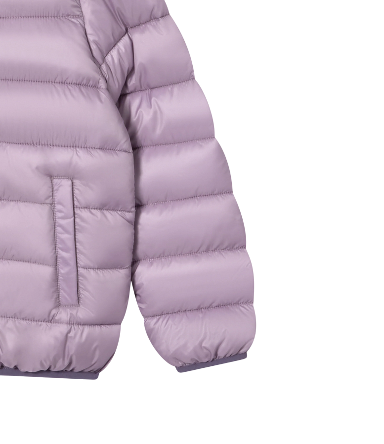 Champion Giacca Bambino Cappuccio 307222 VS100 Malva – imbottita, idrorepellente, comfort, stile