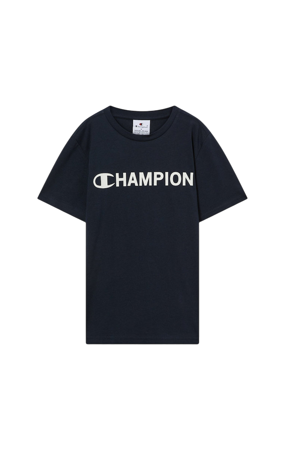 Champion Maglietta Cotone Manica Lunga Bambino 307260 BS501 Blu - Comfort e Stile Junior