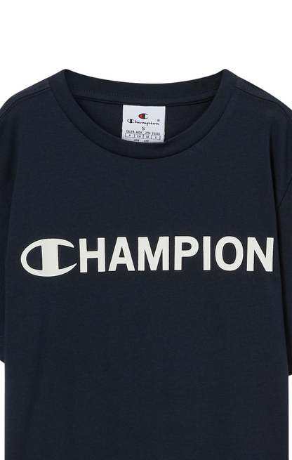 Champion Maglietta Cotone Manica Lunga Bambino 307260 BS501 Blu - Comfort e Stile Junior