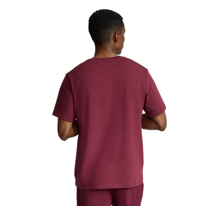 Champion Maglietta Uomo 221943 RS522 Bordeaux – cotone, manica corta, comfort e stile casual