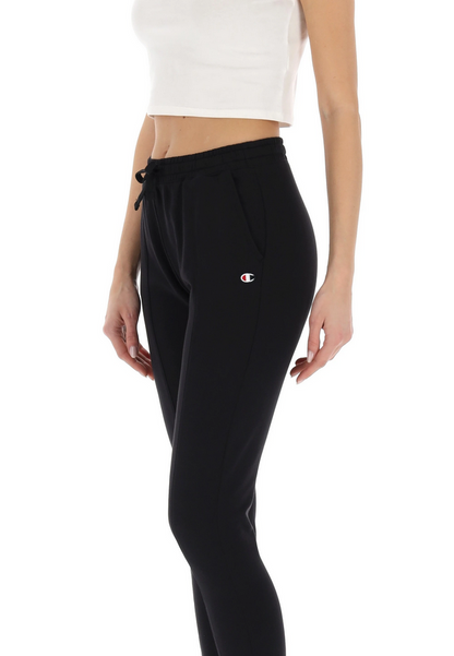 Champion Pantalone Sportivo Donna Slim 117127 Nero