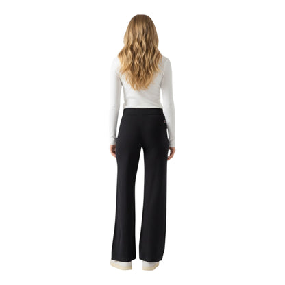 Champion Pantalone Wide Leg 118613 KK001 Donna Nero