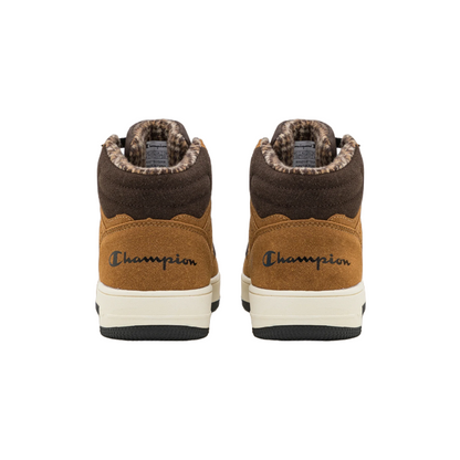 Champion Rebound Mid Winterized - Sneakers Alta Ragazzo Giallo/Nero