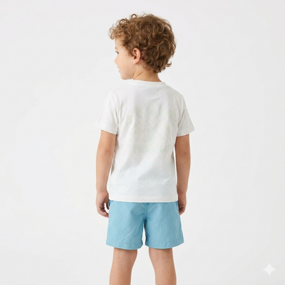 Champion Set Donna Maglietta e Pantaloncino 307575 WW001 Bianco