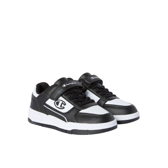 Champion – Sneakers Ragazzi Rebound 18 Heritage S32815 KK011 Bianco-Nero| Stile Sportivo, Comfort e Libertà di Movimento