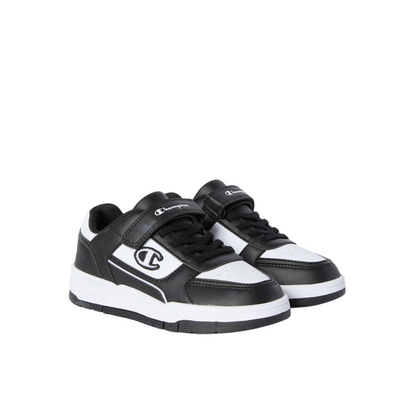 Champion – Sneakers Ragazzi Rebound 18 Heritage S32815 KK011 Bianco-Nero| Stile Sportivo, Comfort e Libertà di Movimento