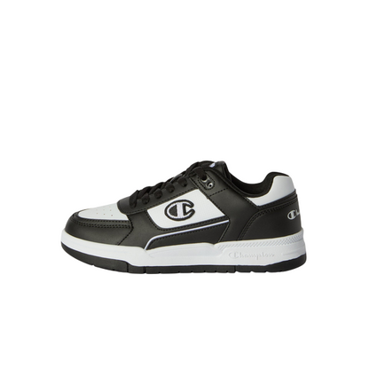 Champion – Sneakers Ragazzi Rebound 18 Heritage S32816 KK011 Nero-Bianco | Stile Basket, Comfort e Versatilità per Giovani Dinamici