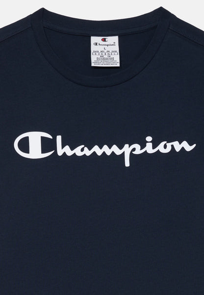 Champion T-Shirt Unisex Manica Corta SS Tee Blu - BS501 307322