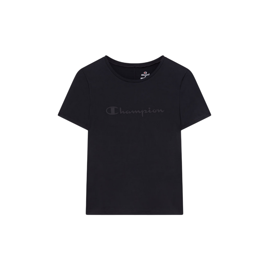Champion T-shirt donna girocollo Stretch Nera 118393_KK001
