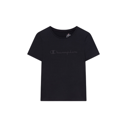 Champion T-shirt donna girocollo Stretch Nera 118393_KK001