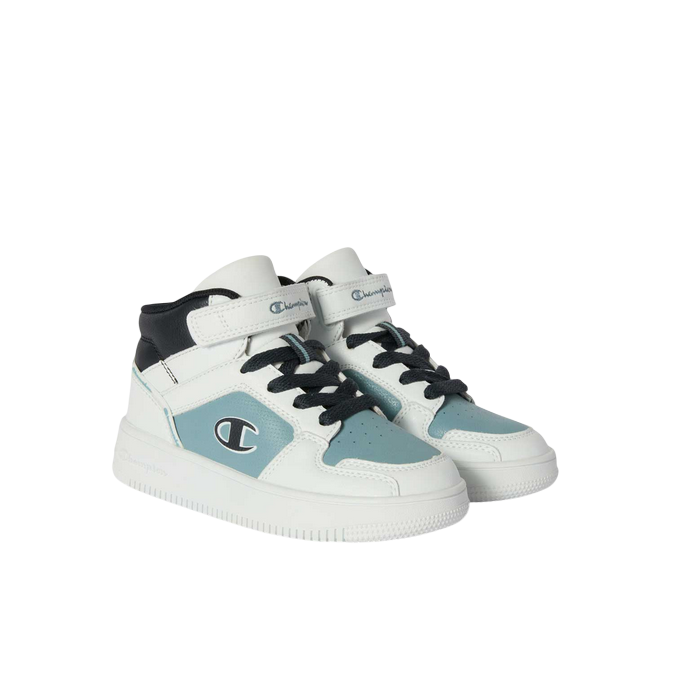 Champion Trainers RD18 2.0 S32412-WW022 bianco-cobalto | Sneakers bambino basket comfort velcro