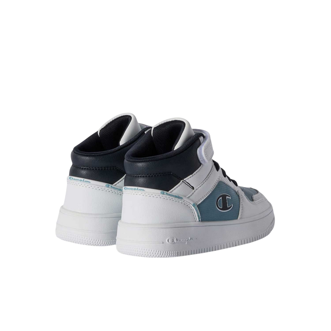 Champion Trainers RD18 2.0 S32412-WW022 bianco-cobalto | Sneakers bambino basket comfort velcro
