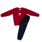 Champion junior tracksuit with crewneck sweatshirt 307394 RS008 red-blue