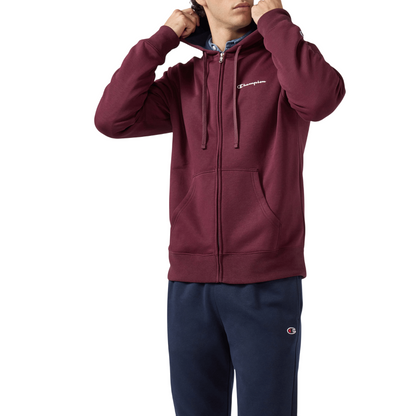 Champion Tuta Uomo Cappuccio Bordeaux - 221658 RS522