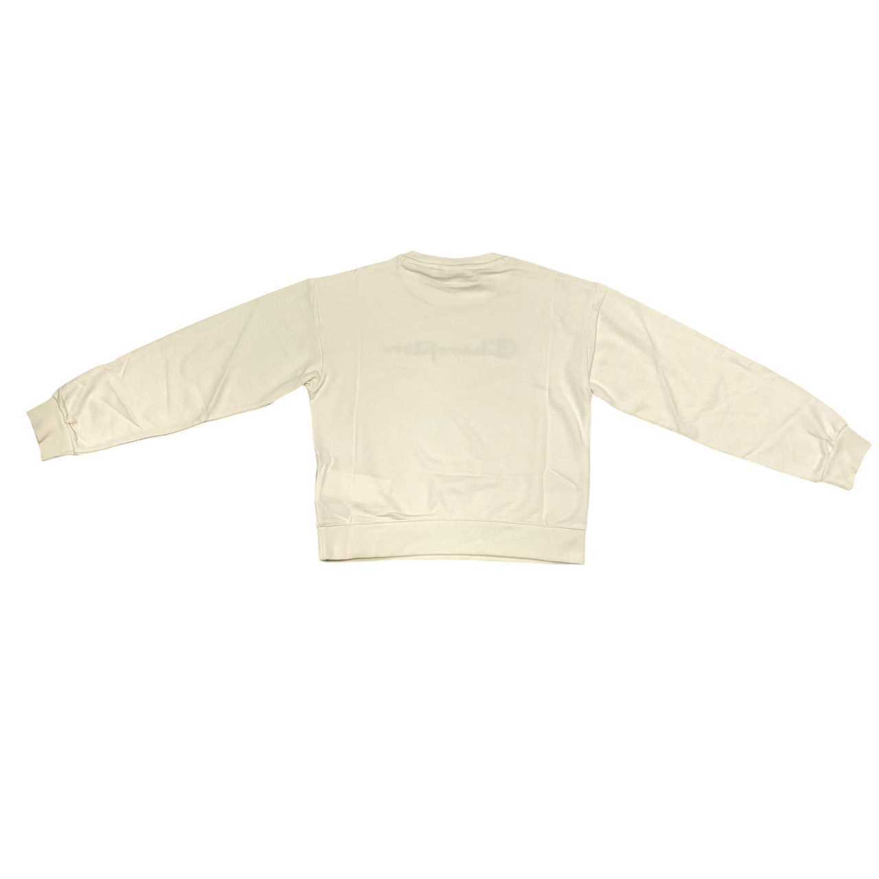 Champion felpa girocollo da ragazza 405086 YS141 sabbia