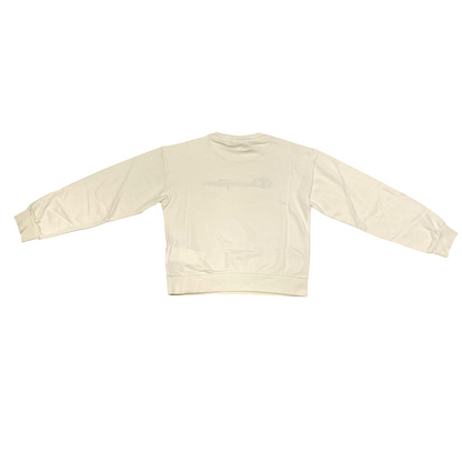 Champion felpa girocollo da ragazza 405086 YS141 sabbia