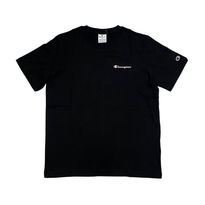 Champion maglietta manica corta da uomo in jersey con logo piccolo 220264-KK001 nero