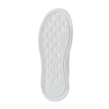 Champion scarpa RD18 platform glitter Ragazza Low Cut S32872 WW003 bianco - Sneakers platform glitter bianche con lacci