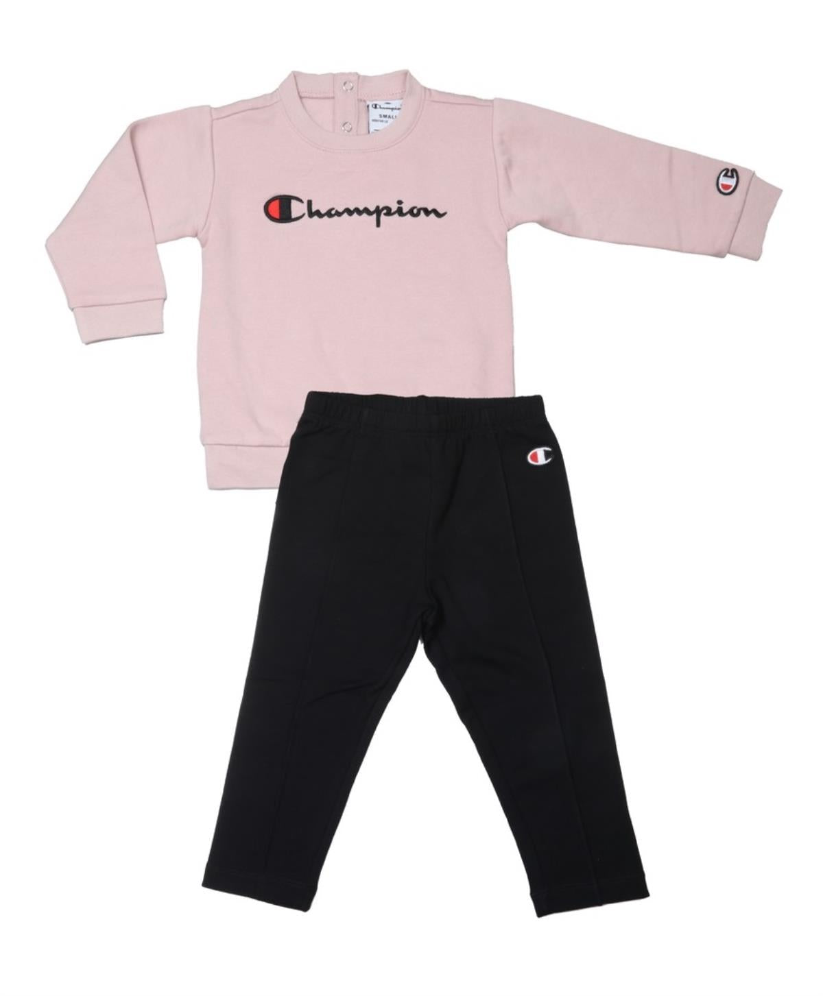 Champion infant tracksuit 404801 PS124 pink-black